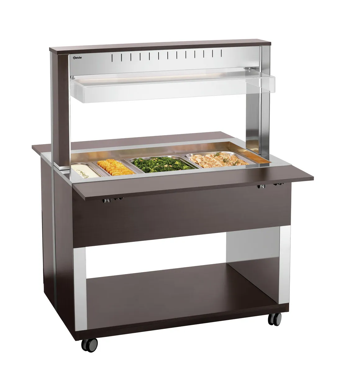 Warme buffetwagen - 3 x GN 1/1