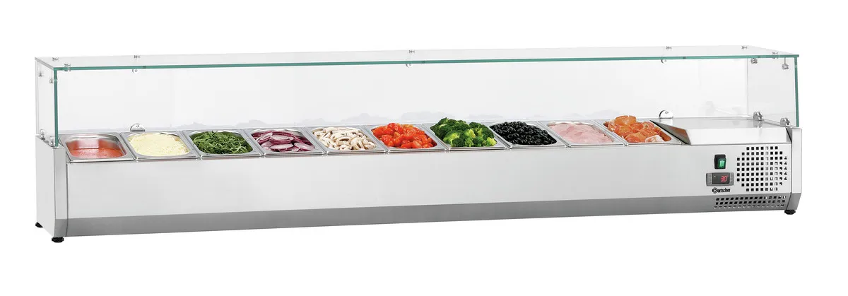 Saladette Koeling om neer te zetten - 10 x GN 1/4