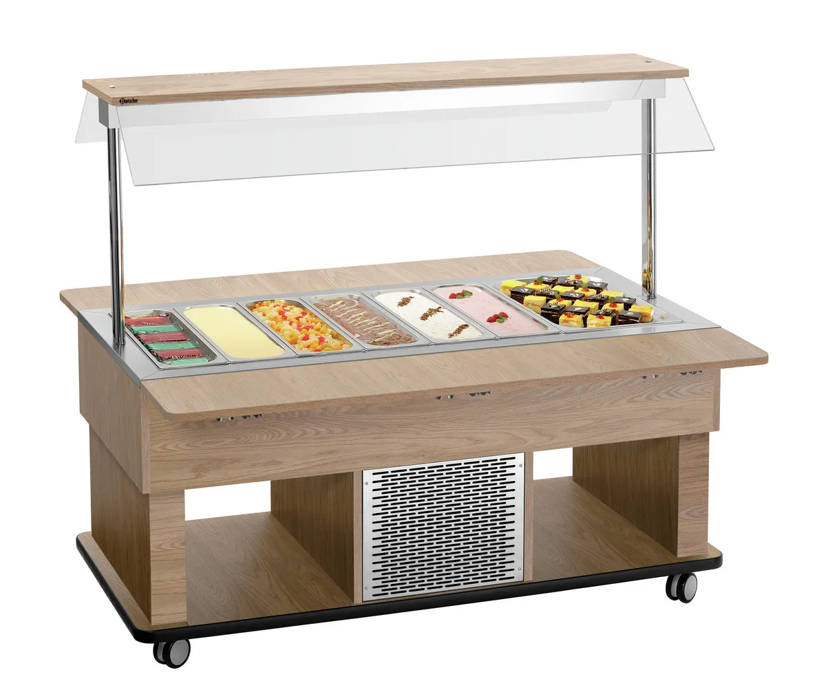 Warme buffetwagen kinderuitvoering - 4 x GN 1/1