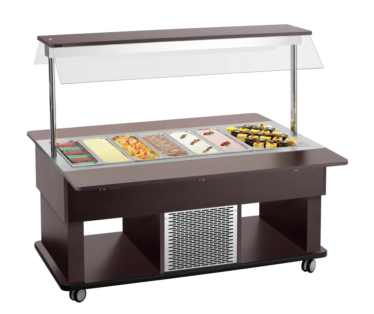 Warme buffetwagen kinderuitvoering - 4 x GN 1/1