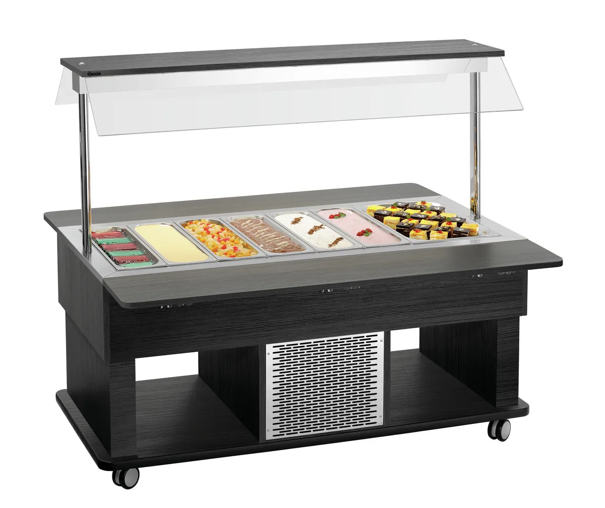 Warme buffetwagen kinderuitvoering - 4 x GN 1/1