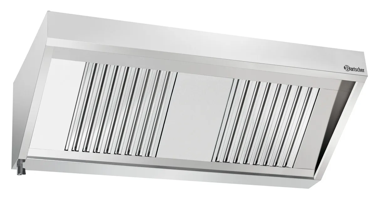 Wandkap met Motor en Verlichting - L 1500 x D 700 mm