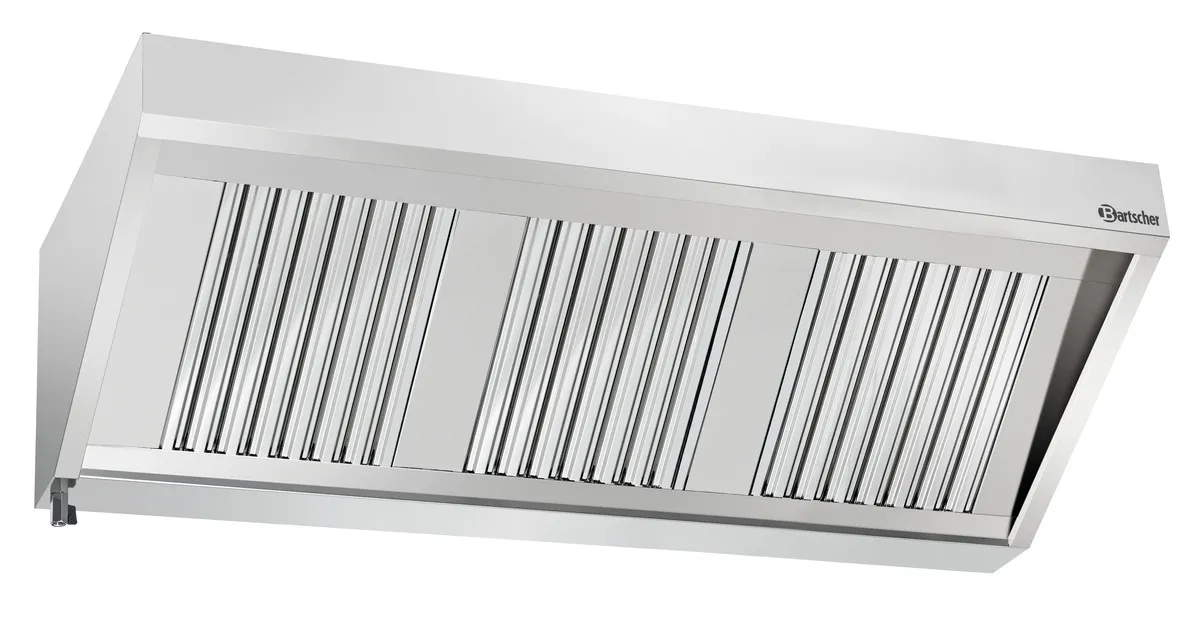 Wandkap met Motor en Verlichting - L 1600 x D 700 mm