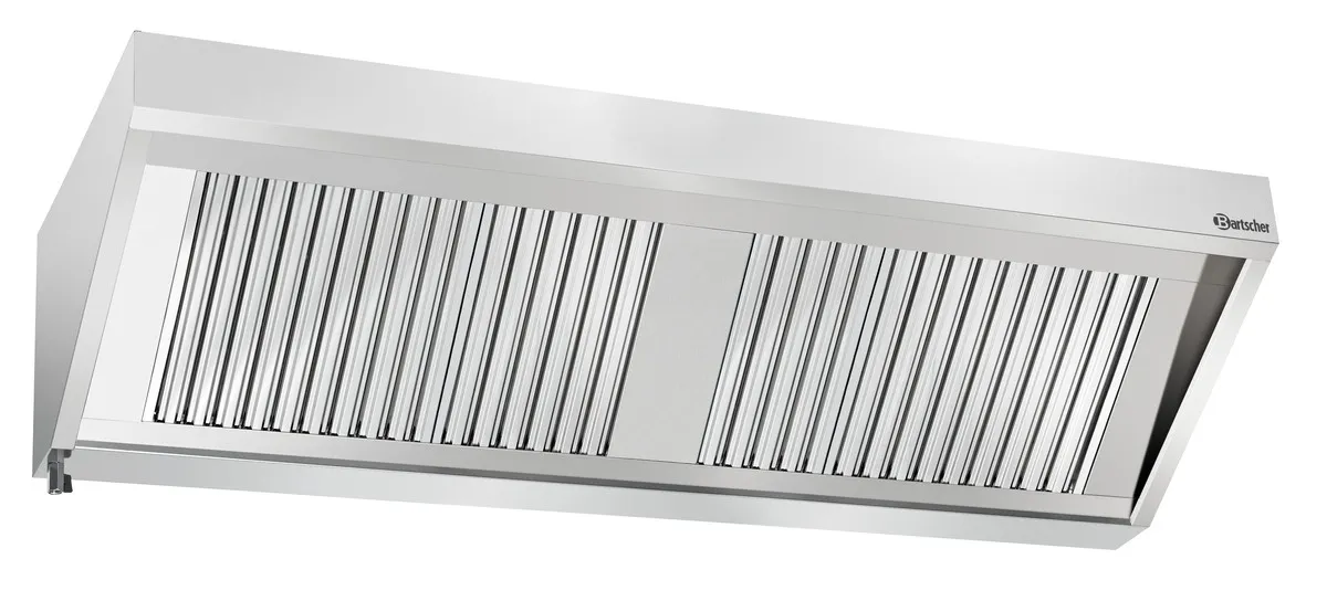 Wandkap met Motor en Verlichting - L 2000 x D 700 mm