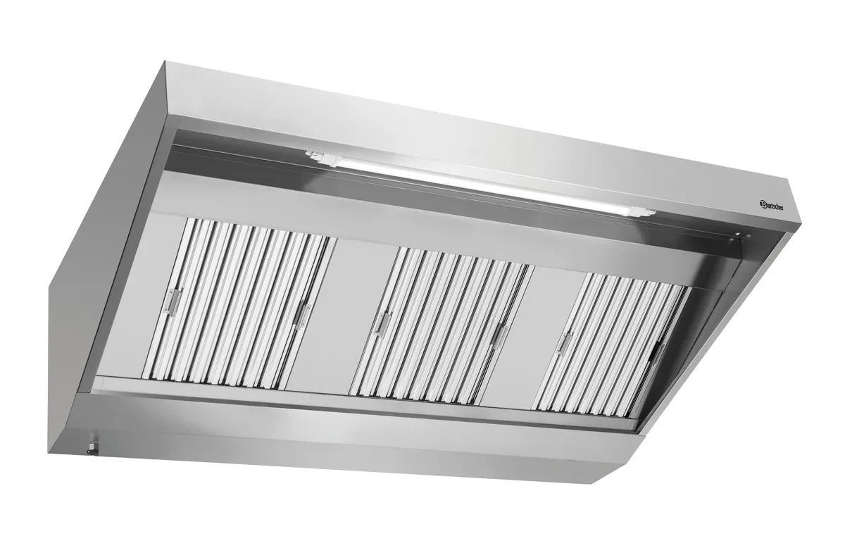 Wandkap met Motor en Verlichting - L 1700 x D 900 mm