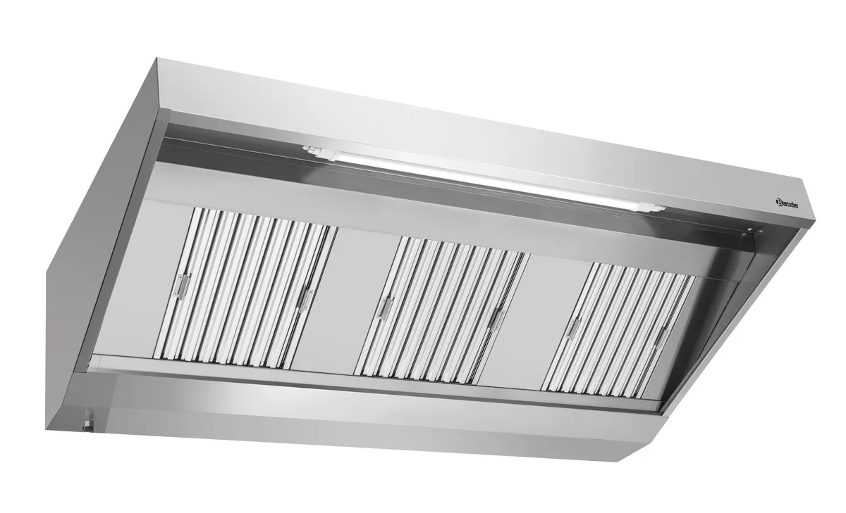 Wandkap met Motor en Verlichting - L 1800 x D 900 mm