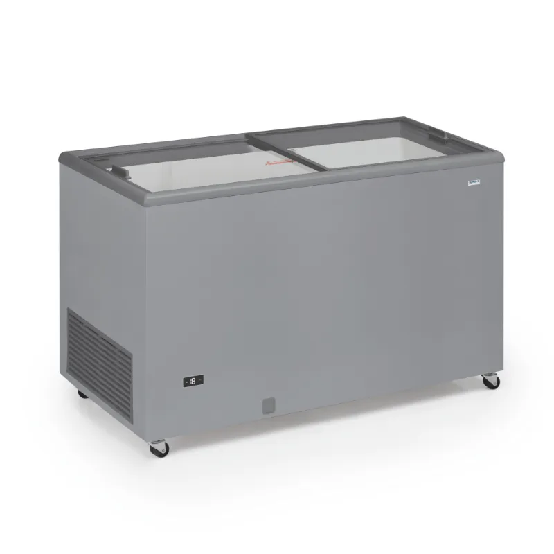 Vriezer met schuifdeuren en glas - 400 L