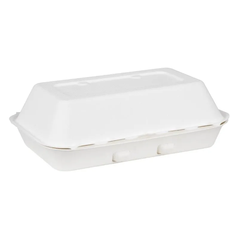 Composteerbare Suikerriet Voedselbakjes Fiesta 400x335mm - Set van 200