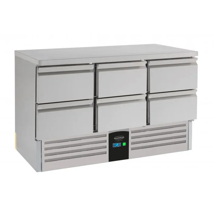 Gekoelde Tafel Positief 6 Lades - 400 L