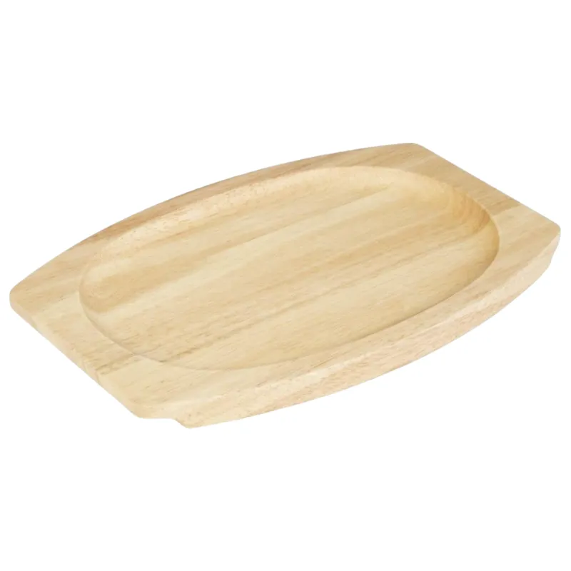 Plank voor Ovale Gietijzeren Schotel - 335x205 mm