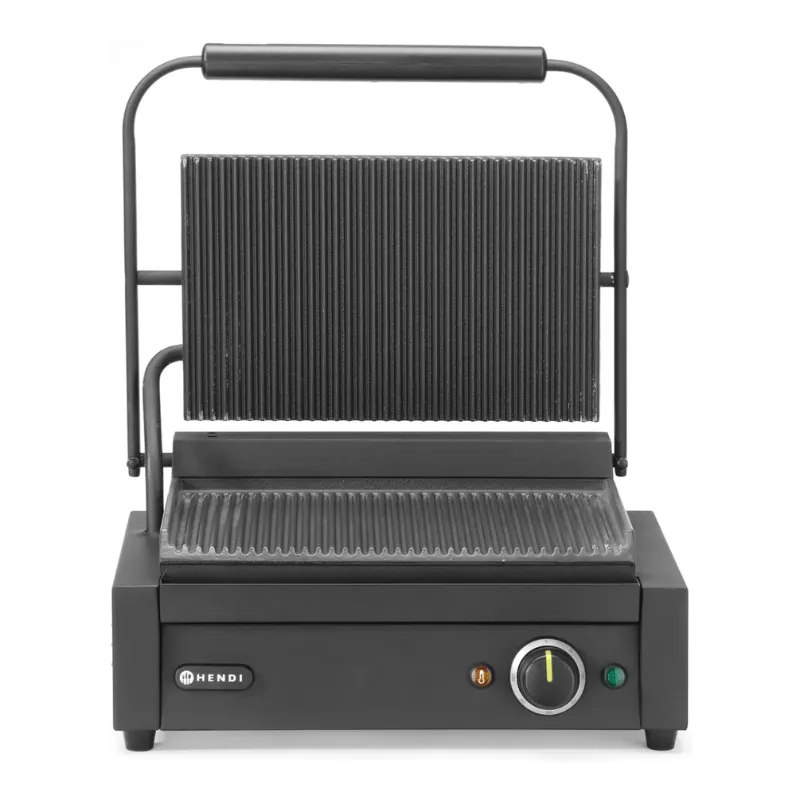 Contactgrill - Geribbelde platen - 340 x 235 mm