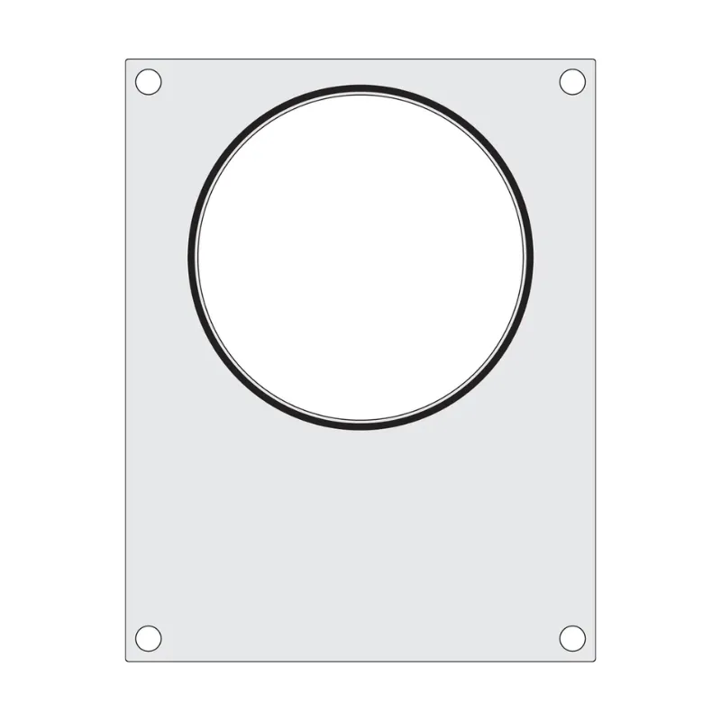 Verzegelingsmatrijs voor Handmatige Sealer - 1 Rond Compartiment