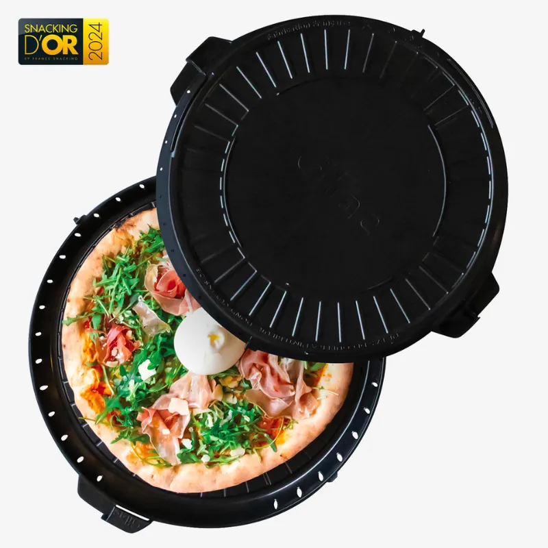 Hergebruikbare Ronde Doos - Ø 330 mm - Zwart