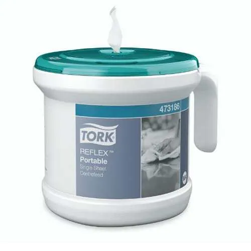 Mobiele dispenser met centraal afrolsysteem - Tork Reflex™