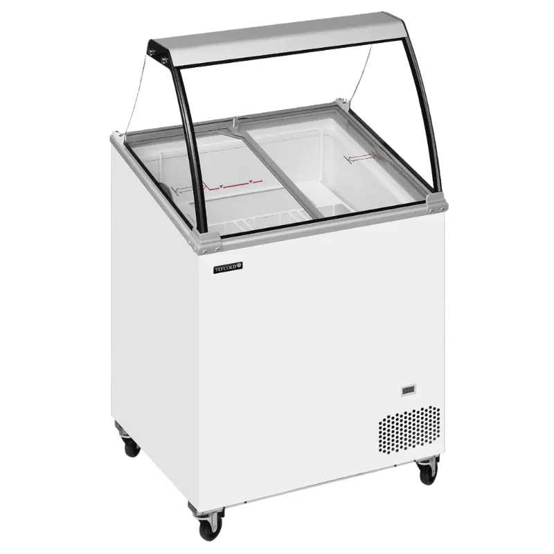 Vitrine voor Statische IJscrème - 4 x 5 L