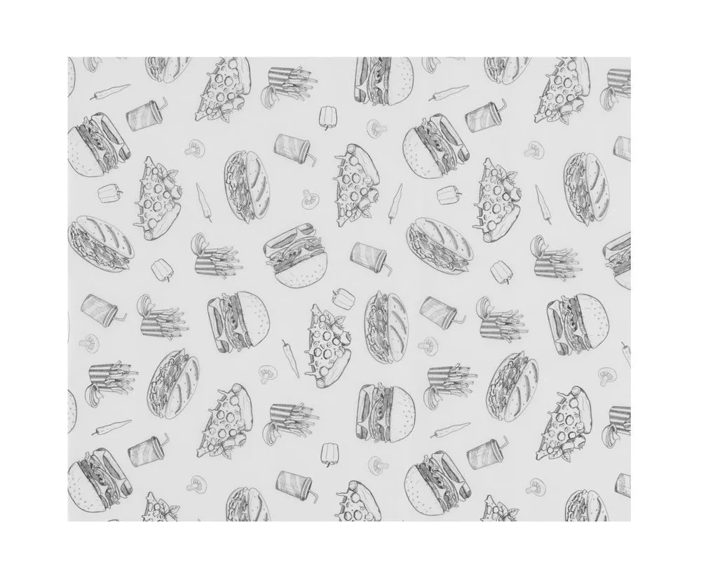 Vetvrij Papier Hamburgers - 200 x 250 mm