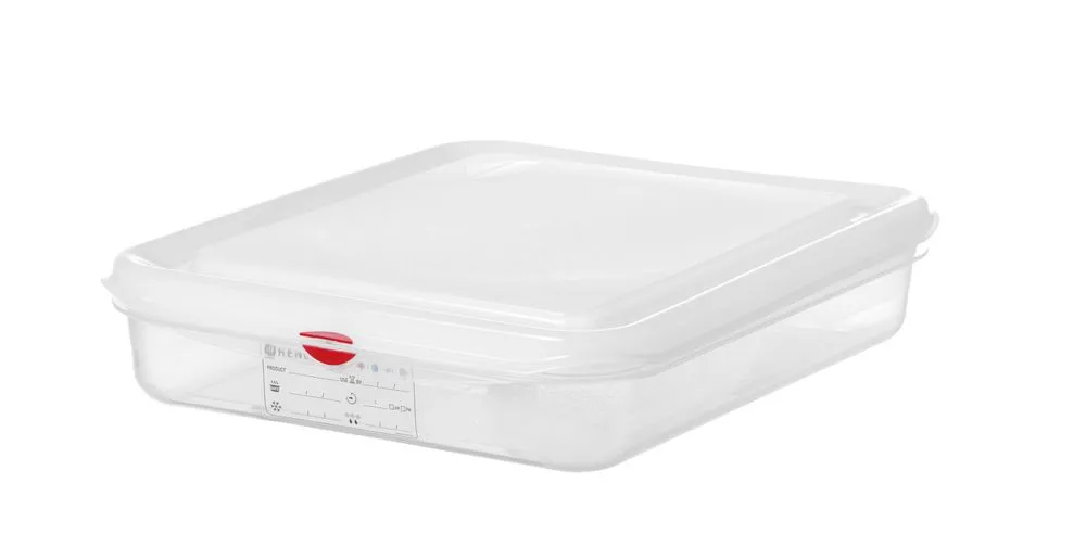 GN-bak 1/2 transparant van PP - 4 L