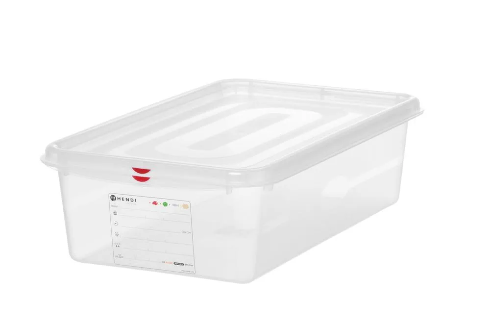 GN-bak 1/1 transparant van PP - 21 L