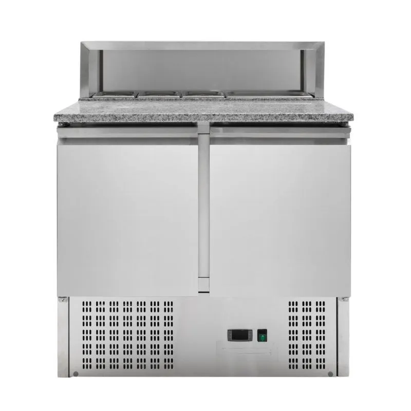 Gekoelde Pizzameubel - 2 Deuren - 5 GN 1/6 Bakken - Gereviseerd
