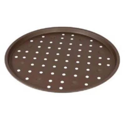 Pizzabakplaat met gaatjes en poten - Ø 330 mm