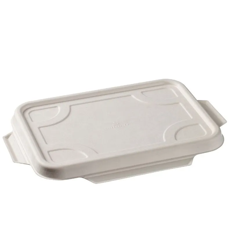 Deksel voor Bakje 2 Compartimenten van Pulp - 183 x 131 mm - Set van 50