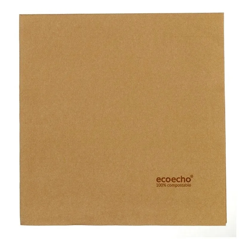 Biologisch afbreekbare papieren servet - 400 x 400 mm - Set van 60