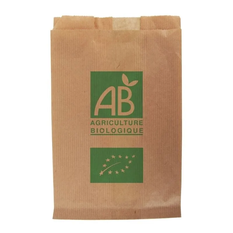 Fruit- en groentenzak van kraftpapier - 2 kg - Set van 1000