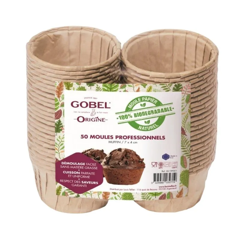 Wegwerp Papieren Muffinvormpjes - 7,2 x 4 cm - Set van 50