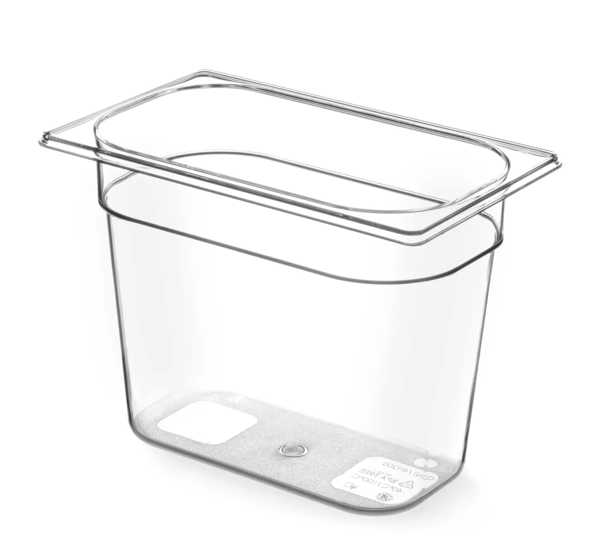Bak Gastro GN 1/4 Tritan-kunststof - Diepte 65 mm - 1,8 L