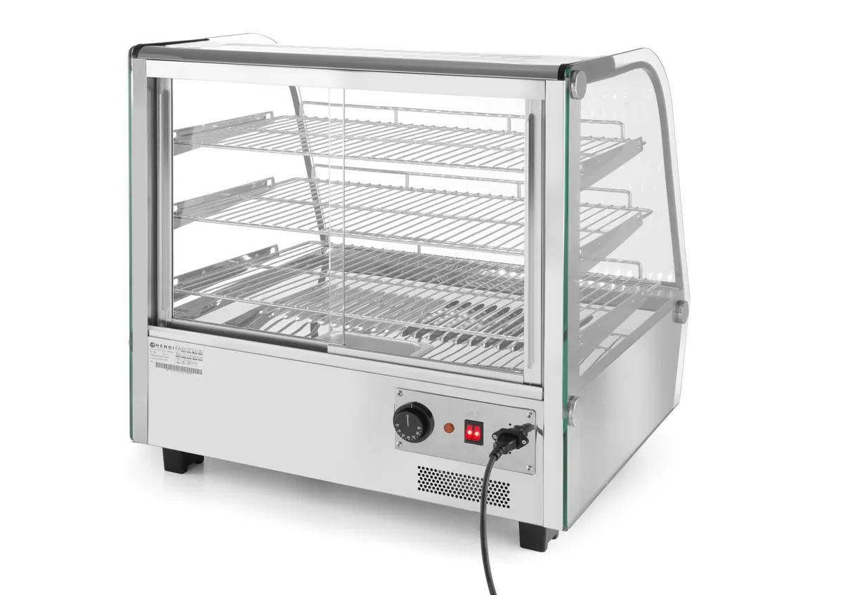 Warmhoudvitrine - 3 niveaus - 160 L