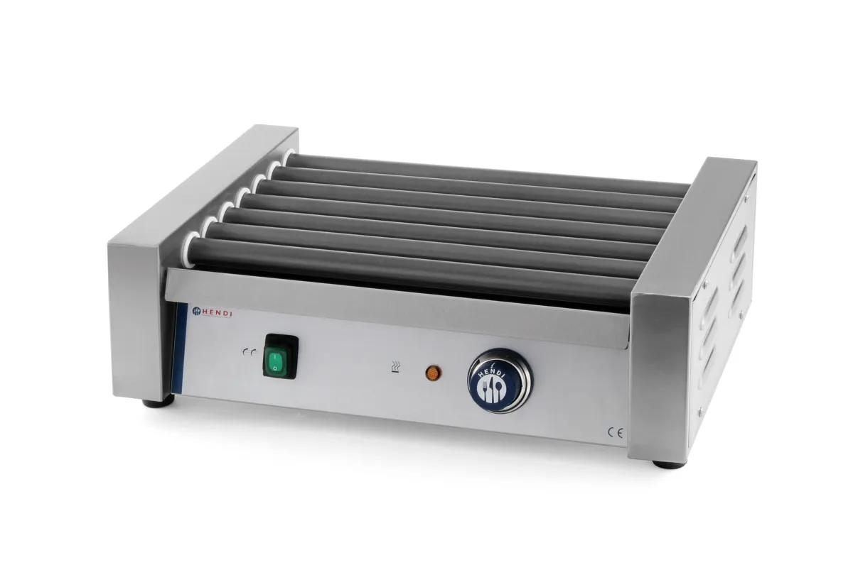 Grill op wielen voor worstjes - 9 rollen