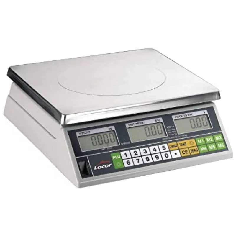 Elektronische keukenweegschaal - Bereik 15 kg