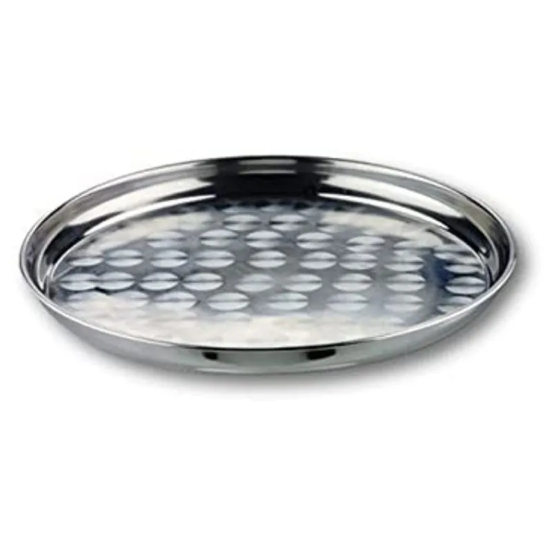 Dienblad Limonadetray van roestvrij staal - Ø 45 cm