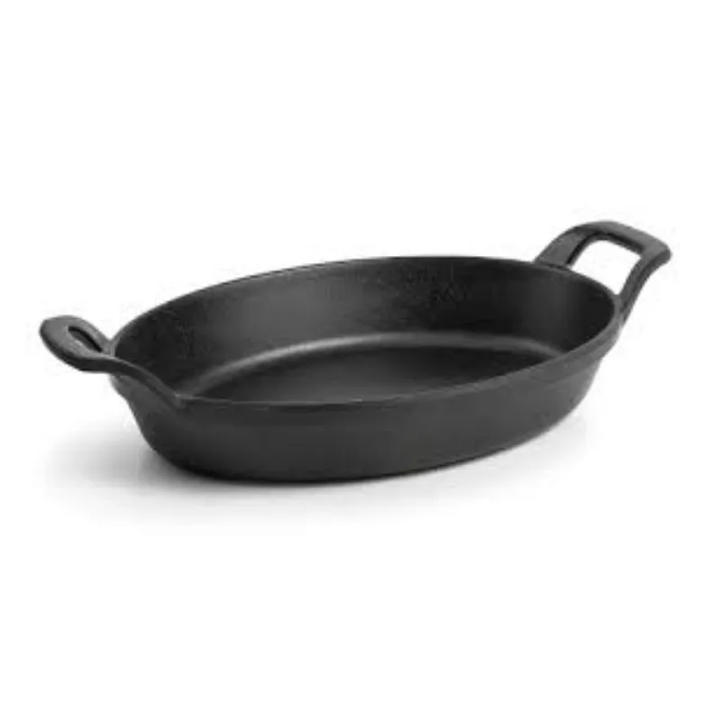 Ovale Magma Braadpan in Melamine - 210 X 150 mm