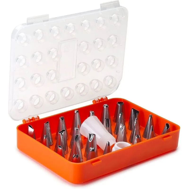 Set van 26 Roestvrijstalen Spuitmondjes