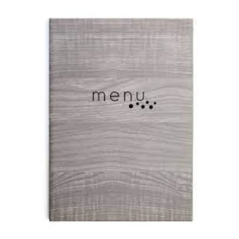 Lederen Menukaart Houder - A4