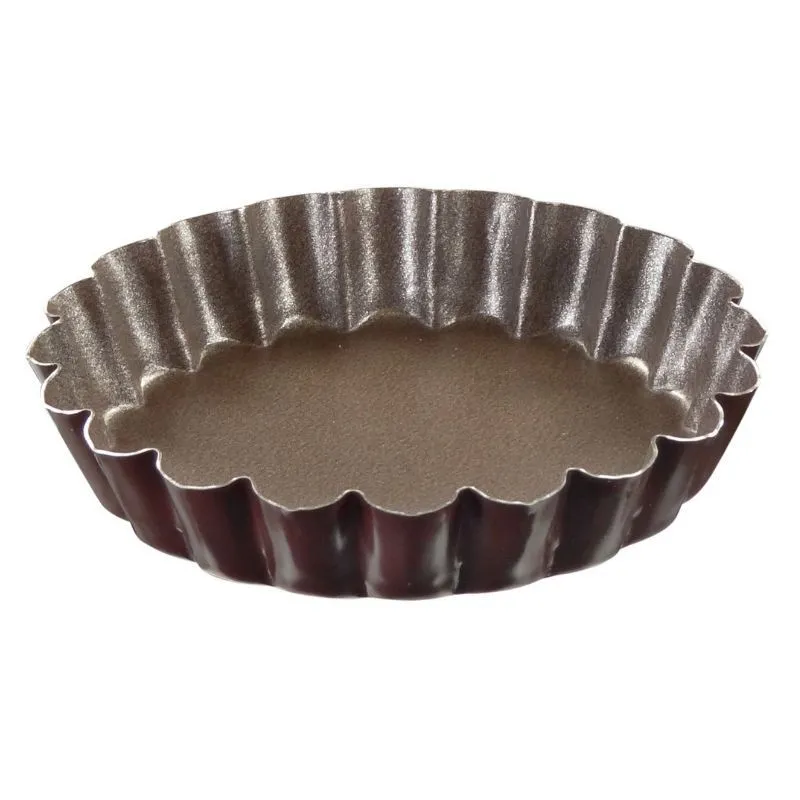 Ronde Gekartelde Taartvorm - Ø 100 mm - Set van 6