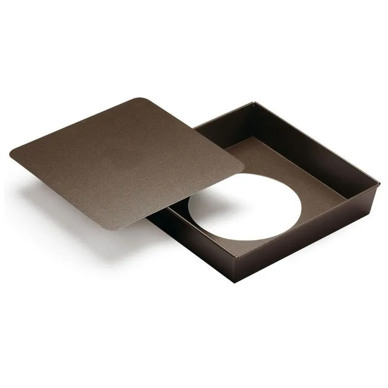 Vierkante Bakvorm met Verwijderbare Bodem - 240 x 240 mm