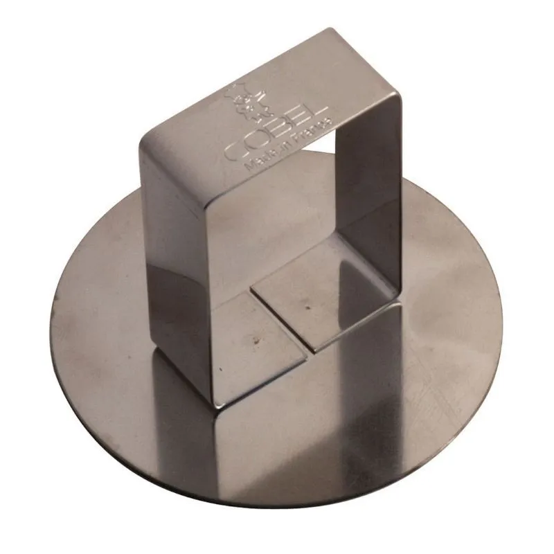 Drukknop Rond van Roestvrij Staal - Ø 78 mm