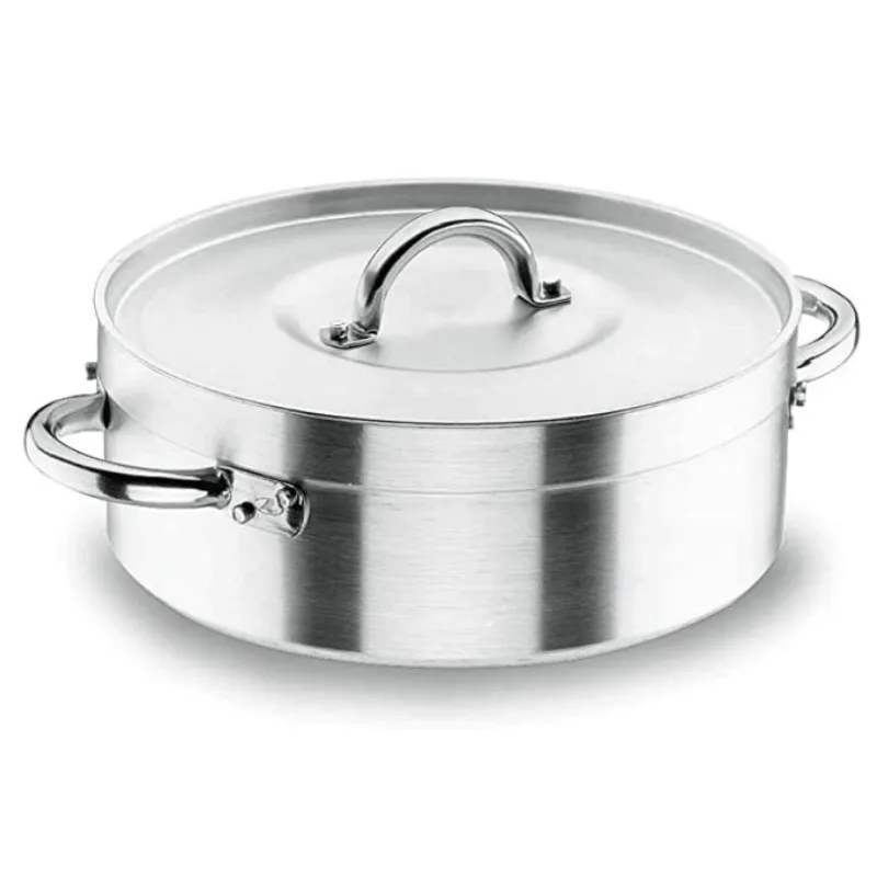 Braadpan met deksel - Chef-Aluminium - ø 60 cm - 70,6 L