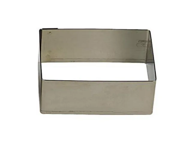 Uitsteekvorm Rechthoekig Roestvrij Staal - 100 x 30 x 30 mm