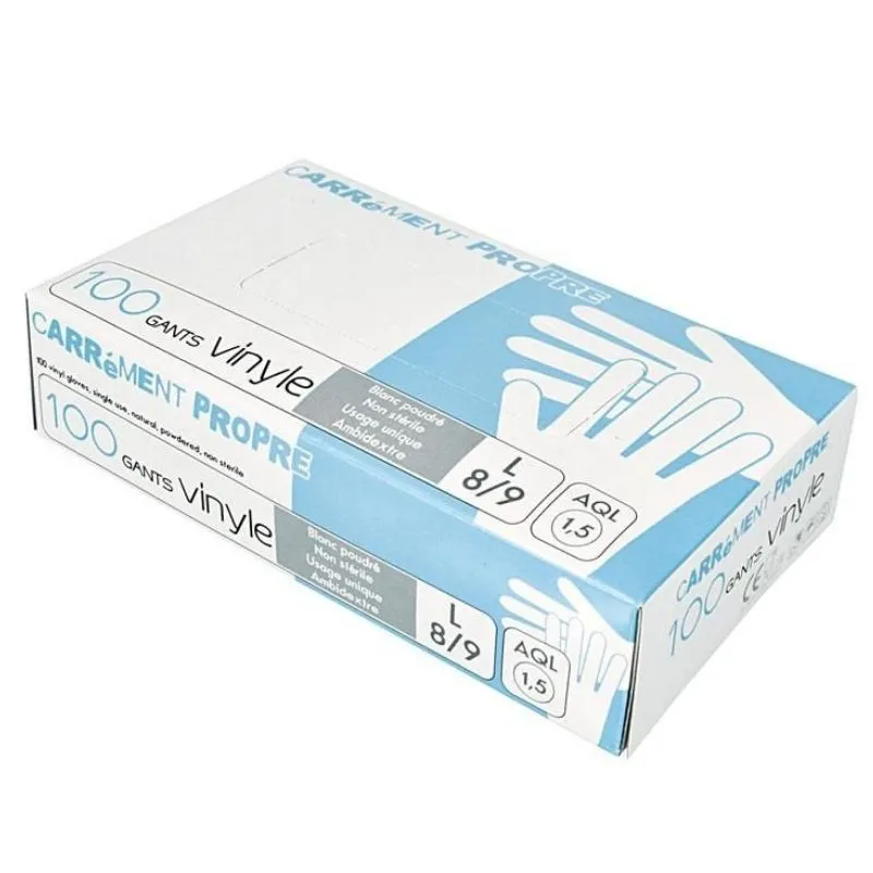 Handschoenen van vinyl Maat L - Set van 100