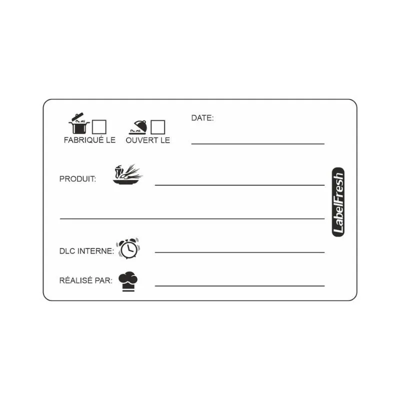 Traceerbaarheidsetiket Label Fresh THT - 70 x 45 mm - Set van 300