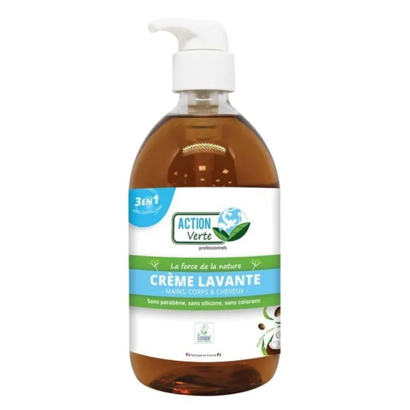 Wasgel voor handen, lichaam en haar - Kokosgeur - 500 ml
