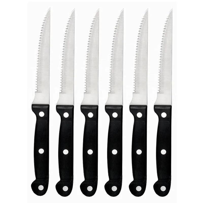 Keukenmes - Kartelmes - Set van 6