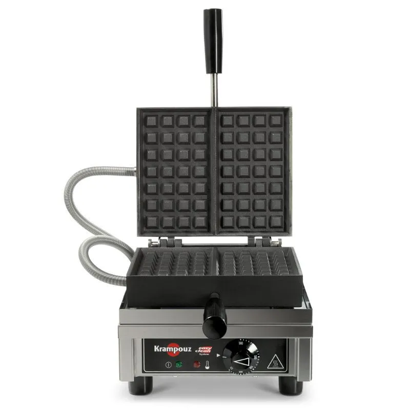 Professionele Wafelijzer met 90° Opening - 4 x 7 Luik
