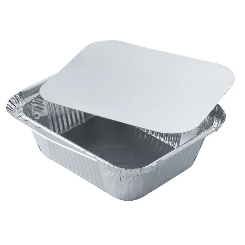 Aluminiumbakje met deksel "Combi Pack" - 450 ml - Pak van 100