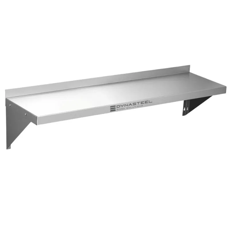 Roestvrijstalen Wandplank - L 1200 x D 300 mm
