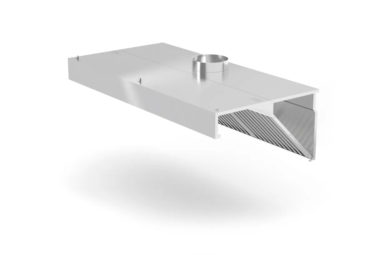 Wandafzuigkap met LED-verlichting - L 1000 x 700 mm