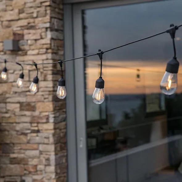 Lichtsnoer op zonne-energie met filamentlampen 6.5 m - Mafy Solar